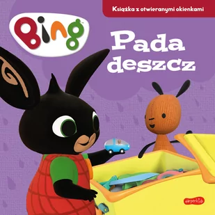 Bing Pada deszcz Książka z otwieranymi okienkami Nowa - Książki edukacyjne - miniaturka - grafika 2