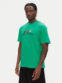 Koszulki męskie - Volcom T-Shirt Bob Moleema A4312554 Zielony Loose Fit - miniaturka - grafika 1