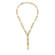 Naszyjniki - Naszyjnik Fossil JF04583710 Złoty - miniaturka - grafika 1