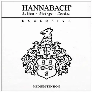 Hannabach Klassikgitarrensaiten Exclusive Serie Medium Tension - D4 652734 - Struny gitarowe  - miniaturka - grafika 1
