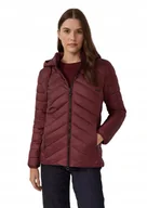 Kurtki damskie - S.OLIVER PIKOWANA KURTKA DAMSKA Z KAPTUREM BORDOWA 42 6BA - miniaturka - grafika 1