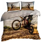 Pościel - Pościel 3D bawełna satyna 160x200cm CROSS - miniaturka - grafika 1