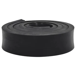 vidaXL Gumowa krawędź do pługa śnieżnego czarna 250x10x2 cm - Zamiatarki - miniaturka - grafika 1
