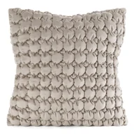 Poszewki na poduszki - Poszewka dekoracyjna VELVET 45x45 Eurofirany beżowa bąbelki 3D - miniaturka - grafika 1