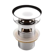 Korki do umywalek - Korek click - clack okrągły z przelewem - miniaturka - grafika 1