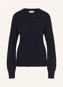 Swetry damskie - Lacoste Sweter blau - LACOSTE - miniaturka - grafika 1