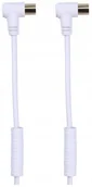 Kable - Kabel antenowy kątowy TechniSat IEC 3m Biały  od 89 zł! - miniaturka - grafika 1