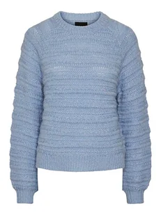 Pieces Sweter w kolorze błękitnym - Swetry damskie - miniaturka - grafika 1