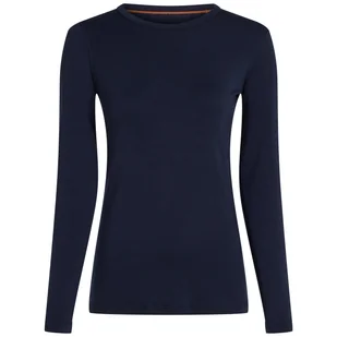 Damska koszulka Icebreaker Women Merino Blend Core Midweight LS Crewe Rozmiar: S / Kolor: ciemnoniebieski - Koszulki sportowe damskie - miniaturka - grafika 1