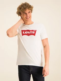 Koszulki męskie - Levi's T-Shirt Graphic Set 17783-0140 Biały Regular Fit - grafika 1