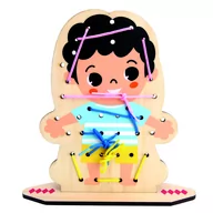 Zabawki zręcznościowe - Bino Tabliczka magnetyczna, postacie - miniaturka - grafika 1