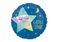 Balony i akcesoria - Balon foliowy Gwiazdka Little Star - 45 cm - 1 szt. - miniaturka - grafika 1