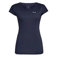 Koszulki i topy damskie - Koszulka damska Salewa Puez Melange Dry M S/S Tee 40 - miniaturka - grafika 1