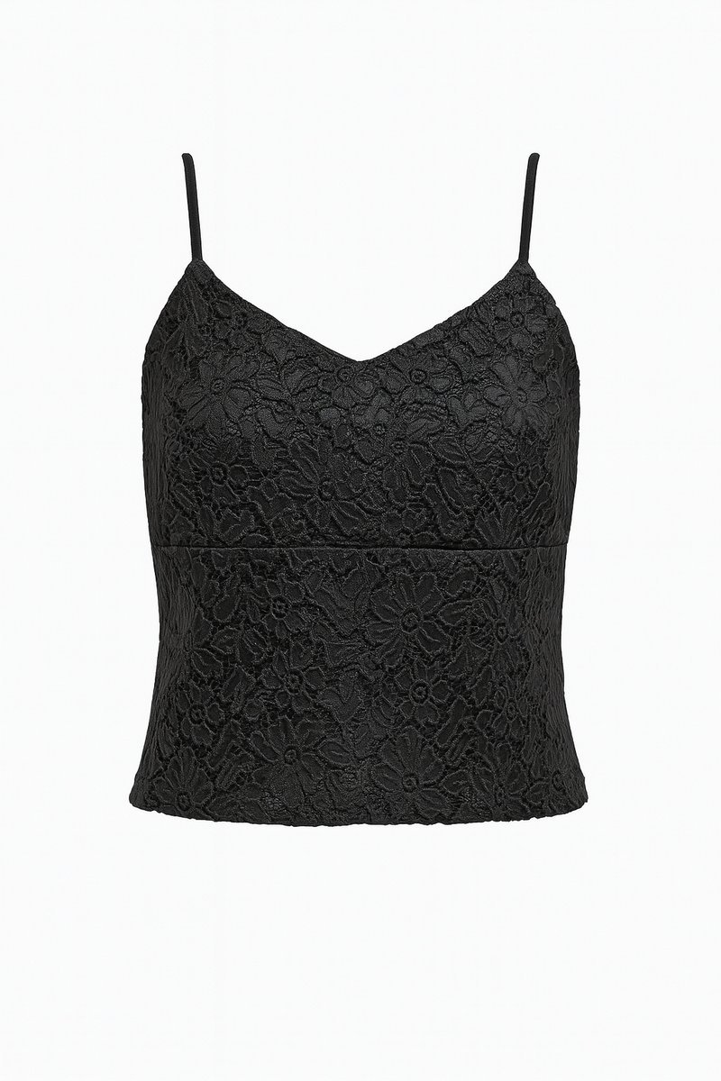 Stylowy koronkowy top damski marki ONLY – rozmiar L