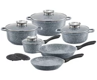 Zestawy garnków i patelni - ZILNER ZILNER ZESTAW GARNKÓW MARMUROWYCH 12 ELE ZILNER ZL-7082 - miniaturka - grafika 1