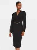 Sukienki - Rinascimento Sukienka koktajlowa CFC0120006003 Czarny Slim Fit - miniaturka - grafika 1
