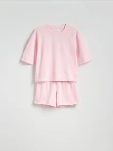 Reserved - Dwuczęściowa piżama - różowy - Moda i Uroda OUTLET - miniaturka - grafika 1