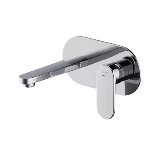 Cersanit Bateria umywalkowa Crea ścienna chrom S951-330 S951-330 - Baterie umywalkowe - miniaturka - grafika 1