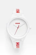Zegarki męskie - HUGO zegarek męski kolor biały 1530345 - Hugo - miniaturka - grafika 1