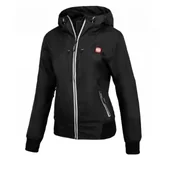 Odzież taktyczna i umundurowanie - Kurtka damska z kapturem Pit Bull Aaricia Logo '23 - Czarna - miniaturka - grafika 1