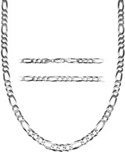 Łańcuch srebrny Figaro - Łańcuchy męskie - miniaturka - grafika 1