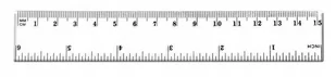 TETIS LINIJKA plastikowa przeźroczysta 15cm BL002 BL002-A - Linijki, ekierki - miniaturka - grafika 1