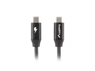Kable komputerowe i do monitorów - Kabel Usb-c M/M 2.0 CA-CMCM-40CU-0018-BK Czarny 1 - miniaturka - grafika 1
