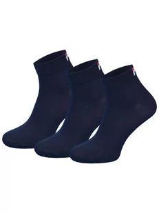 Zestaw zakostek (3-pack) FILA QUARTER PLAIN SOCKS bawełniane skarpety do sportu i na co dzień F9300 - Skarpetki męskie - miniaturka - grafika 1