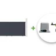 Bramy garażowe - Elektryczna brama przesuwna CASANOOV CARPATIA H.160 3m + napęd RANGER C300 - miniaturka - grafika 1