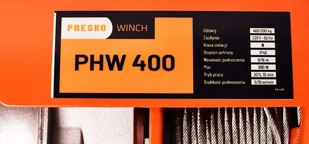 Wciągarka elektryczna 400kg lina stalowa 18 m 230V - Akcesoria do hydrauliki siłowej - miniaturka - grafika 2