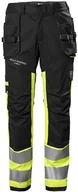 Spodnie sportowe męskie - Reflective trousers HELLY HANSEN Fyre CL 1, yellow C58 - miniaturka - grafika 1