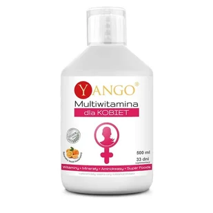 YANGO YANGO WITAMINY DLA KOBIET 500ML - Witaminy i minerały - miniaturka - grafika 1