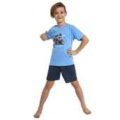 Piżamy chłopięce - piżama chłopięca Tractor 222/100 Cornette-122-128 - miniaturka - grafika 1