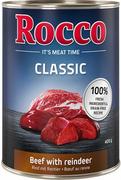 Mokra karma dla psów - Rocco Classic, 6 X 400 G - Wołowina Z Reniferem - miniaturka - grafika 1