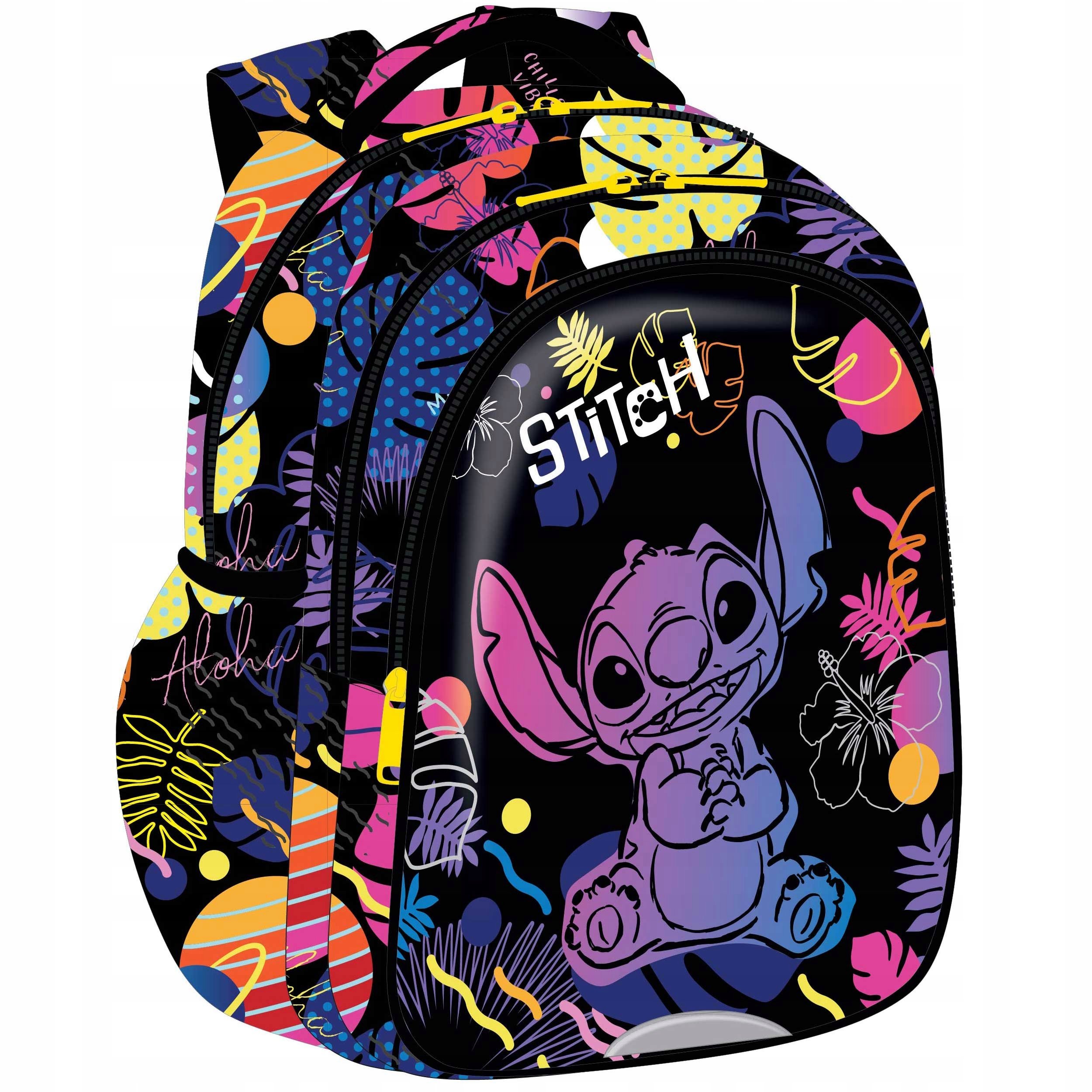 Plecak Trzykomorowy Jerry Stitch Disney Black 19l Coolpack