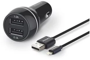 Philips Ładowarka samochodowa DLP2357V/10 Czarny+ 40 zł na dzień dobry w Klubie MediaMarkt ! DLP2357V/10 Czarny - Ładowarki samochodowe - miniaturka - grafika 4