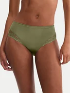 Majtki damskie - Triumph Figi klasyczne z wysokim stanem Ladyform Soft 10224859 Zielony - miniaturka - grafika 1