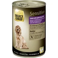 Mokra karma dla psów - SELECT GOLD Sensitive Junior Jagnięcina z łososiem i ziemniakami 6x400 g - miniaturka - grafika 1