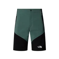 Spodnie sportowe męskie - Spodenki męskie The North Face Felik 0A825XLFW1 - zielono-czarne - miniaturka - grafika 1