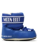 Buty dla dziewczynek - Moon Boot Śniegowce Crib 34010200005 Niebieski - miniaturka - grafika 1