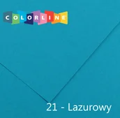 Szkolne artykuły papiernicze - Brystol Canson Colorline 21 lazurowy 150g 10k [mm:] 500x610 (200041397) - miniaturka - grafika 1