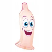 Wieczór panieński i kawalerski - Balon na wieczór panieński prezerwatywa HEL42x98cm - miniaturka - grafika 1