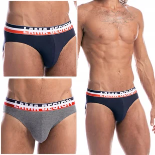 LAMA męskie SLIPY bawełniane majtki 2-PAK - M - Majtki męskie - miniaturka - grafika 1