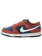 Trampki damskie - Nike Skórzane sneakersy "Dunk Low" w kolorze czerwono-granatowym - miniaturka - grafika 1