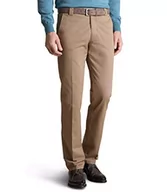 Spodenki męskie - MEYER Męskie spodnie Roma 9-316 – spodnie bawełniane, sportowe, nowoczesne, na czas wolny, chino, beżowy (33), 44W x 32L - miniaturka - grafika 1