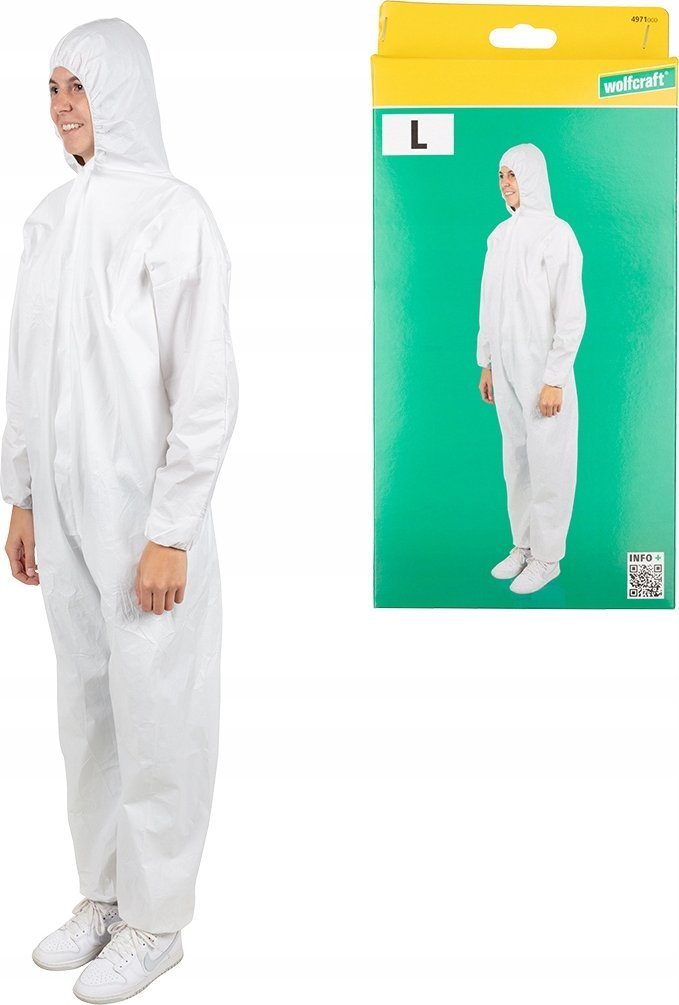 Wolfcraft Kombinezon jednorazowego użytku Wolfcraft - L
