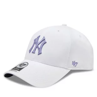 Czapka z daszkiem 47 Brand Mlb New York Yankees Enamel Twist Under '47 Mvp B-ENLSP17CTP-WH White - Czapki męskie - miniaturka - grafika 1