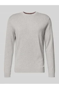 Sweter z dzianiny o kroju regular fit z czystej bawełny - Tom Tailor - Swetry męskie - miniaturka - grafika 1
