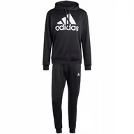 Dresy męskie - Dres męski adidas Terry Hooded Tracksuit czarny IP1610 2XL - miniaturka - grafika 1