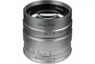 Obiektywy - 7Artisans 55mm F1.4 Sony E Mount Srebrny - miniaturka - grafika 1